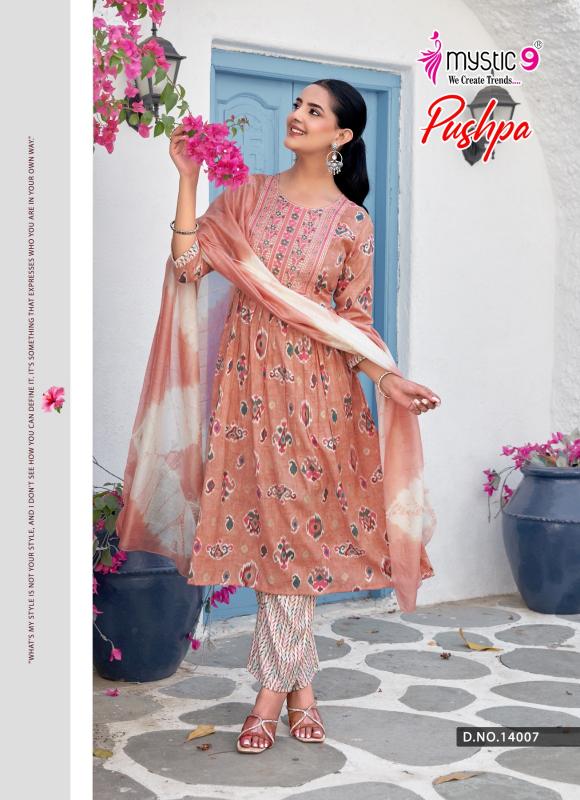 Mystic9 pushpa vol 14 ahmedabad kurti wholesale denim